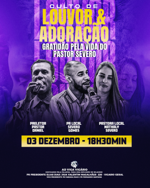 FLYER CULTO DE LOUVOR E ADORAÇÃO.RAR